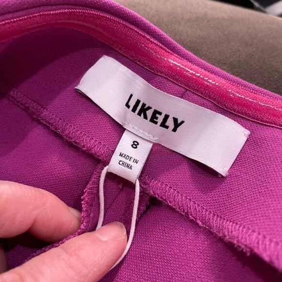 Likely Driggs Strapless Ruffled Pencil Dress in Color Deor Size 8 - Picture 5 of 13